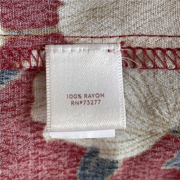 Lauren Conrad Ruffle Floral Blouse - Picture 5 of 6